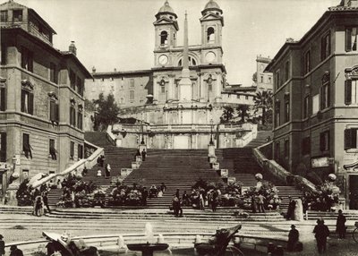 トリニタデイモンティ教会 作： Italian Photographer