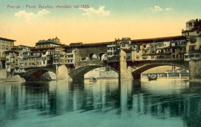 フィレンツェ、ヴェッキオ橋 作： Italian Photographer