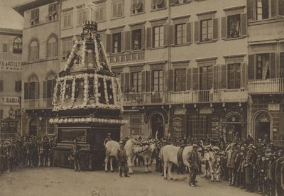 聖なる土曜日、フィレンツェ（モノクロ写真 作： Italian Photographer