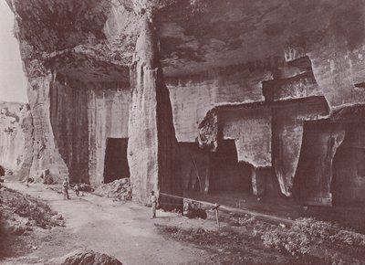 イタリア：Syracuse, Latomia del Paradiso（モノクロ写真 作： Italian Photographer