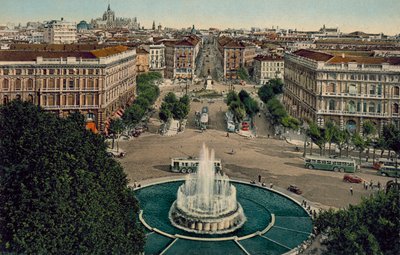 ミラノ／ミラノ城からのパノラマ（カラー写真） 作： Italian Photographer