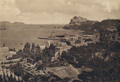 ナポリバイア、パノラマ、カステッロ(モノクロ写真) 作： Italian Photographer