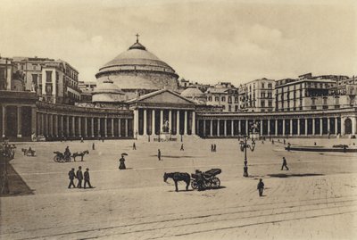 ナポリ：Chiesa S Francesco Di Paola（モノクロ写真 作： Italian Photographer