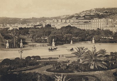 ナポリ：ヴィラ・ナツィオナーレ（モノクロ写真 作： Italian Photographer