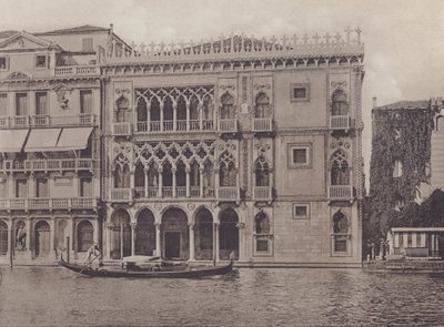 カ・ド・オロ宮殿（モノクロ写真 作： Italian Photographer