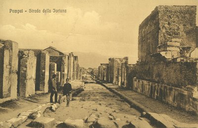ポンペイ、イタリア、ストラーダデッラフォルトゥーナ 作： Italian Photographer