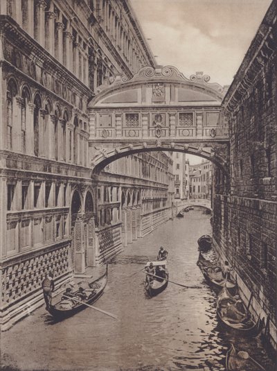 ため息の橋（モノクロ写真 作： Italian Photographer