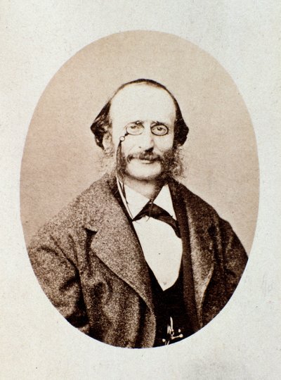 ジャック・オッフェンバッハ（1819-1880）ドイツの作曲家の肖像 作： Italian Photographer