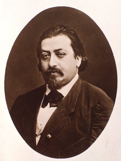 ポーランドの作曲家Henryk Wieniawski（1835-1880）の肖像 作： Italian Photographer