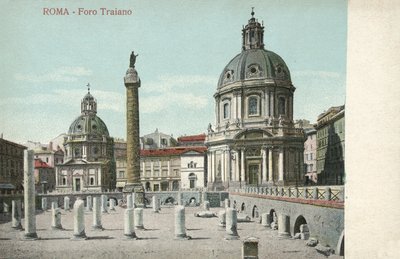 イタリア、ローマ、トラヤヌスのフォーラム 作： Italian Photographer