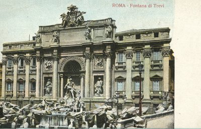 ローマ、イタリア、トレビの泉 作： Italian Photographer