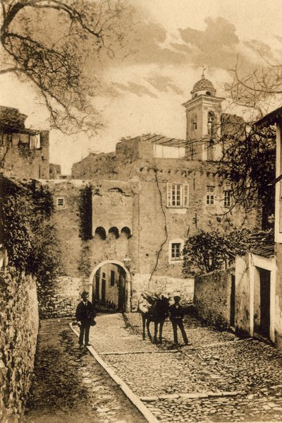 サンレモ、Porta S Giuseppe（モノクロ写真 作： Italian Photographer