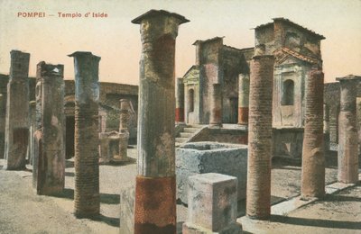 ポンペイのイシス神殿（カラー写真 作： Italian Photographer