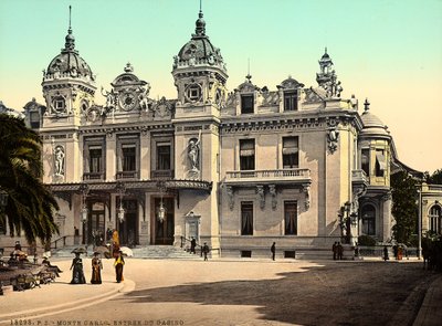 フランスのモナコ公国にあるモンテカルロのカジノのファサード 作： Italian Photographer