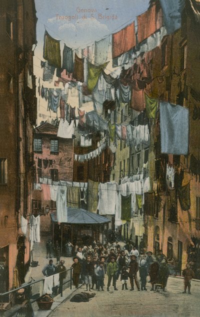 トルオーゴリディサンタブリギーダ;ジェノア。 1913年に送られたはがき。 作： Italian Photographer