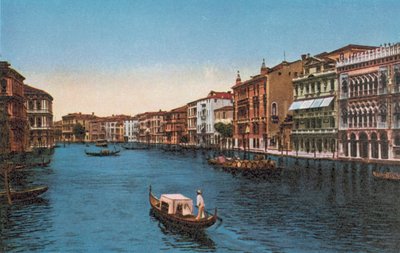 ベネチア/ヴェネツィア：カ・ドーロの大運河（カラー写真） 作： Italian Photographer