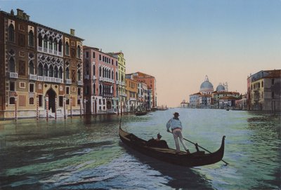 ヴェネツィア、アカデミアの大運河、パラッツォフランケッティ 作： Italian Photographer