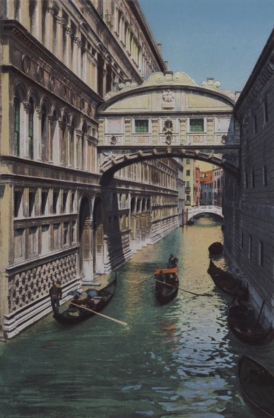 ベネチア、ため息の橋（カラー写真 作： Italian Photographer