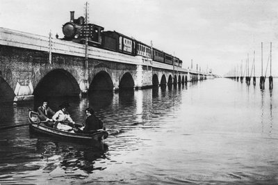 ベネチア、フェロヴィア橋（モノクロ写真 作： Italian Photographer