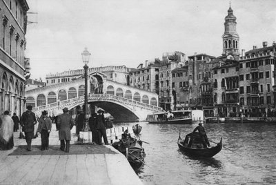ベネチア、リアルト橋（モノクロ写真 作： Italian Photographer