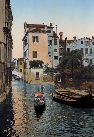 ベニス、リオ・サンタゴスティン（カラー写真 作： Italian Photographer