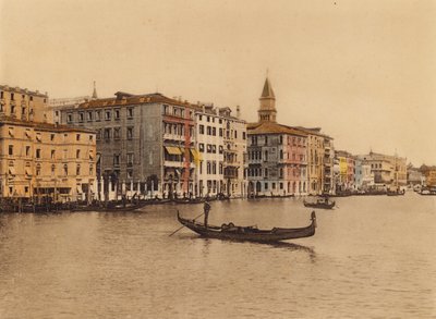ヴェネチア / ヴェネツィアカナル・グランデ、アルベルギ（カラー写真） 作： イタリアの写真家