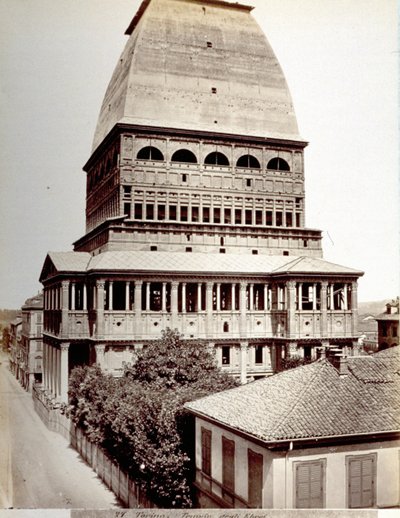 1878年頃のトリノのアントネラのほくろの眺め 作： Italian Photographer
