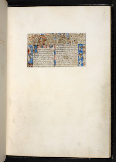 MS27695のf.7rに、ジェノヴァ、1330-40年頃の『悪徳と美徳』（ヴェラム）よりを追加。 作： Italian School