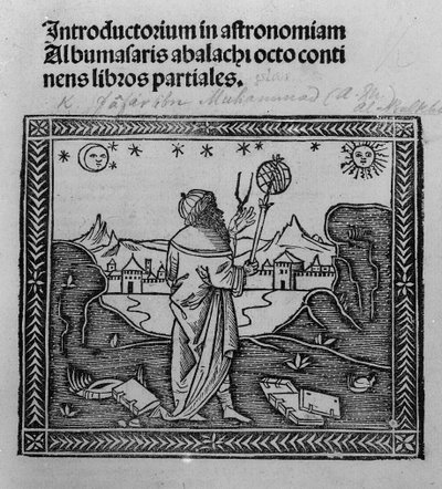 天文学者の天体観測、天文学の紹介文からヴェネツィア1506で公開 作： Italian School