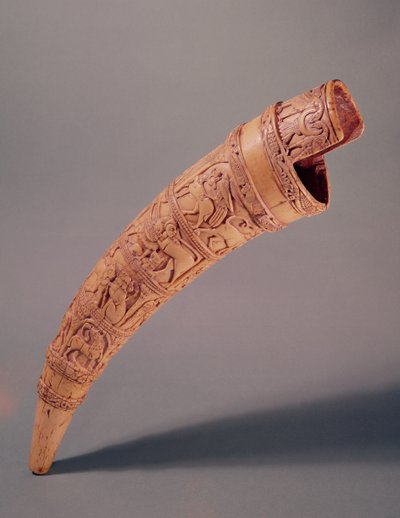 聖セルニンの宝物、サレルノワークショップからのオリファント（175919も参照） 作： Italian School