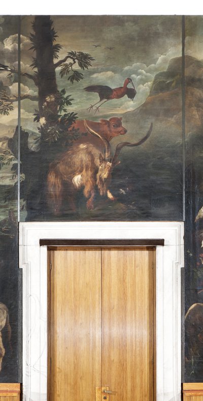 動物、オルフェウスの神話、詳細 作： Italian School