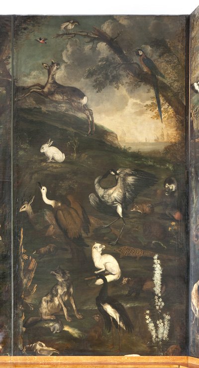 動物、オルフェウスの神話、詳細 作： Italian School