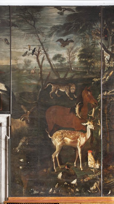 動物、オルフェウスの神話、詳細 作： Italian School