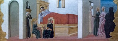 Nascimento da Virgem pelo Mestre da Colonna Predella 作： Italian School