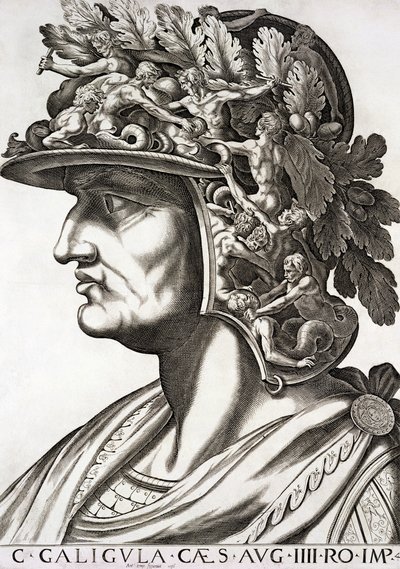 Caligula Caesar（12-41 AD）、1596 作： Italian School