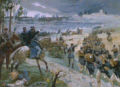 1870年9月20日にポルタピアの違反によるローマの捕獲、19世紀後半のチョコレートタルモーネのために作られたリソルジメントの歴史に関するアルバムのイラスト 作： Italian School