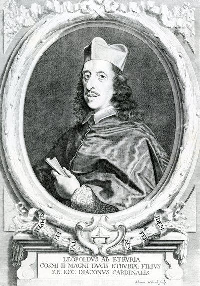 レオポルド・デ・メディチ枢機卿（1617-1675年 作： Italian School