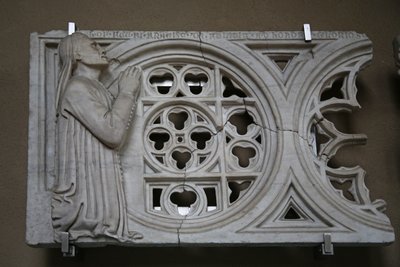 ドナーのフランチェスコデフェリチと彫刻を施したローズホイールトランスアンテナ 作： Italian School