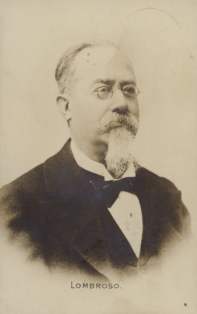 チェザーレロンブロソ（1835-1909）、イタリア人医師兼犯罪学者 作： Italian School