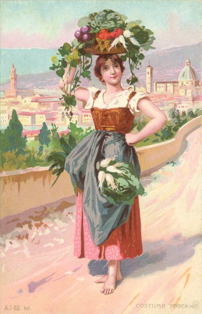 トスカーナの衣装（クロモリト） 作： Italian School