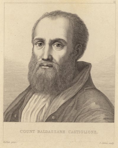 バルダサーレカスティリオーネ伯爵（1478-1529） 作： Italian School