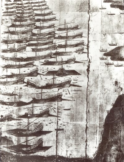 コロンの戦いでの形成を描いた彫刻の詳細 作： Italian School