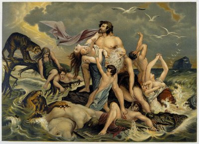 Déluge - Giovanni Ladislao Sykora著「Aurea Bibbia classica: storia della rivelazione divina nell