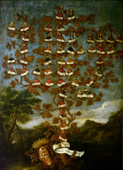 コルナロ家の家系図 作： Italian School