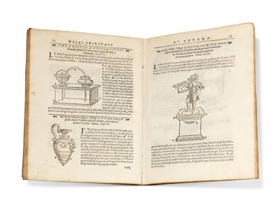 ヒーローの空気圧のアレオッティの翻訳の初版 作： Italian School