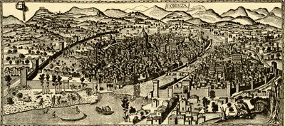 1490年頃のフィレンツェ 作： Italian School