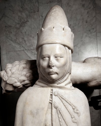 ジェノバの初代ドージェ、シモーネ・ボッカネグラの葬儀記念碑（大理石彫刻 作： Italian School