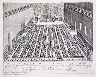 ベネチア共和国大評議会、1876年 作： Italian School