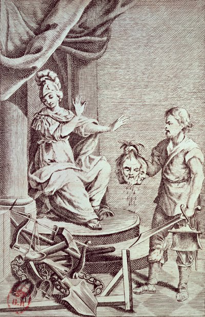 Cesare Bonesana（1738-94）Marquis de Beccariaによる「Dei Delitti e delle Pene」のイラスト 作： Italian School