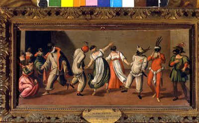 イタリアのコメディア・デラルテの仮面匿名 17世紀 ミラノ・スカラ座博物館 作： Italian School